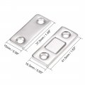 Uxcell Thin Magnetic Cabinet Door Catch Metal Magnet Latches 4pcs