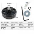 Lotfancy Go Kart Clutch 3 4 Bore 12t With 35 Chain Centrifugal Fit For Minibike Honda Engines 2pcs Set Screws 1pc Connecting