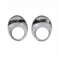 Beautost Fit For Subaru Crosstrek 2024 Front Fog Light Lamp Cover Trim Abs Chrome 