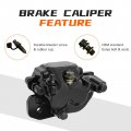 M Mati Front Left Brake Caliper For Can-am Outlander 450 500 570 650 800 850 1000 Renegade With Pads 705600862