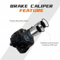 M Mati Front Left Brake Caliper For Can-am Outlander 450 500 570 650 800 850 1000 Renegade With Pads 705600862