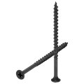 200pcs 7x2-3 4 Phillips Flat Head Sheet Metal Screws Carbon Steel Cross Drive Self Tapping Wood Chipboard Screw For Black 