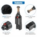X Autohaux Stop Lamp Switch Stoplight Assembly For Citroen Xsara 1997 10-2010 03 No 453444 Plastic Metal Black