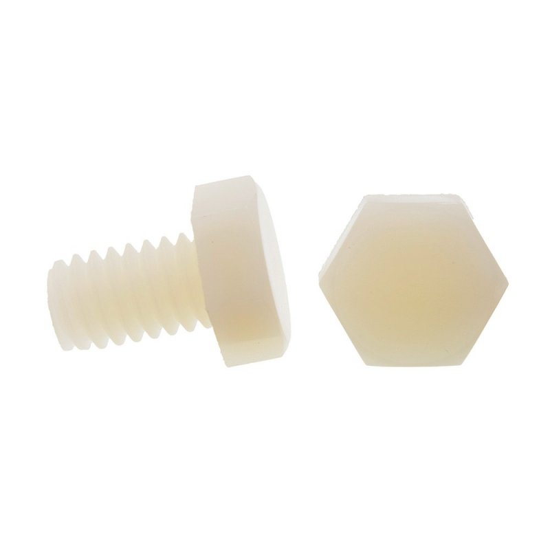 Prime-line Hex Head Cap Screws 5 16 In-18 X 1 2 In Nylon 10 Pack