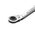 Uxcell Reversible Ratcheting Wrench 3 8-inch X 7 16-inch Offset Double Box End Cr-v