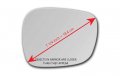 Fit Over Auto-dimming Mirror Glass With Full Size Adhesive For Bmw 2010-2014 X3 Passenger Side View Right Rh Check In