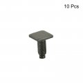 Uxcell Square Head Bolt 10pcs M6x15mm Fully Thread Carbon Steel Grade 8 Machine Screws