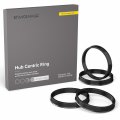 Hubcentric Rings Pack Of 4 66 9mm Id To 73 1mm Od Black Poly Carbon Plastic Hubrings Hub Compatible With Cadillac Chevrolet Gmc