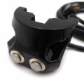 Httmt- Httmt Black Motorcycle Handlebar Air Suspension Control Kit Compatible With H-d P N Tghd-hba006