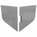 Kuafu Grille Mesh 2pcs Compatible With 2020-2023 Chevy Chevrolet Corvette C8 Front Outer Radiator Grill Vent Steel Black