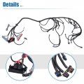 X Autohaux 4l60e Engine Standalone Wiring Harness Gearbox Injector Plug And 3 Pin Maf Dbc Drive By Cable For Gm Ls1 Eve 4 8l 5