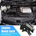 X Autohaux Car Auto Hood Latch Lock Replacement 53510-47092 For Toyota Prius 2010-2015 Metal Black