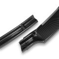 Auto Dynasty 3pcs Stp-style Paintable Car Front Bumper Lip Spoiler Splitter Body Kit Compatible With Tesla Model S 2012-2016