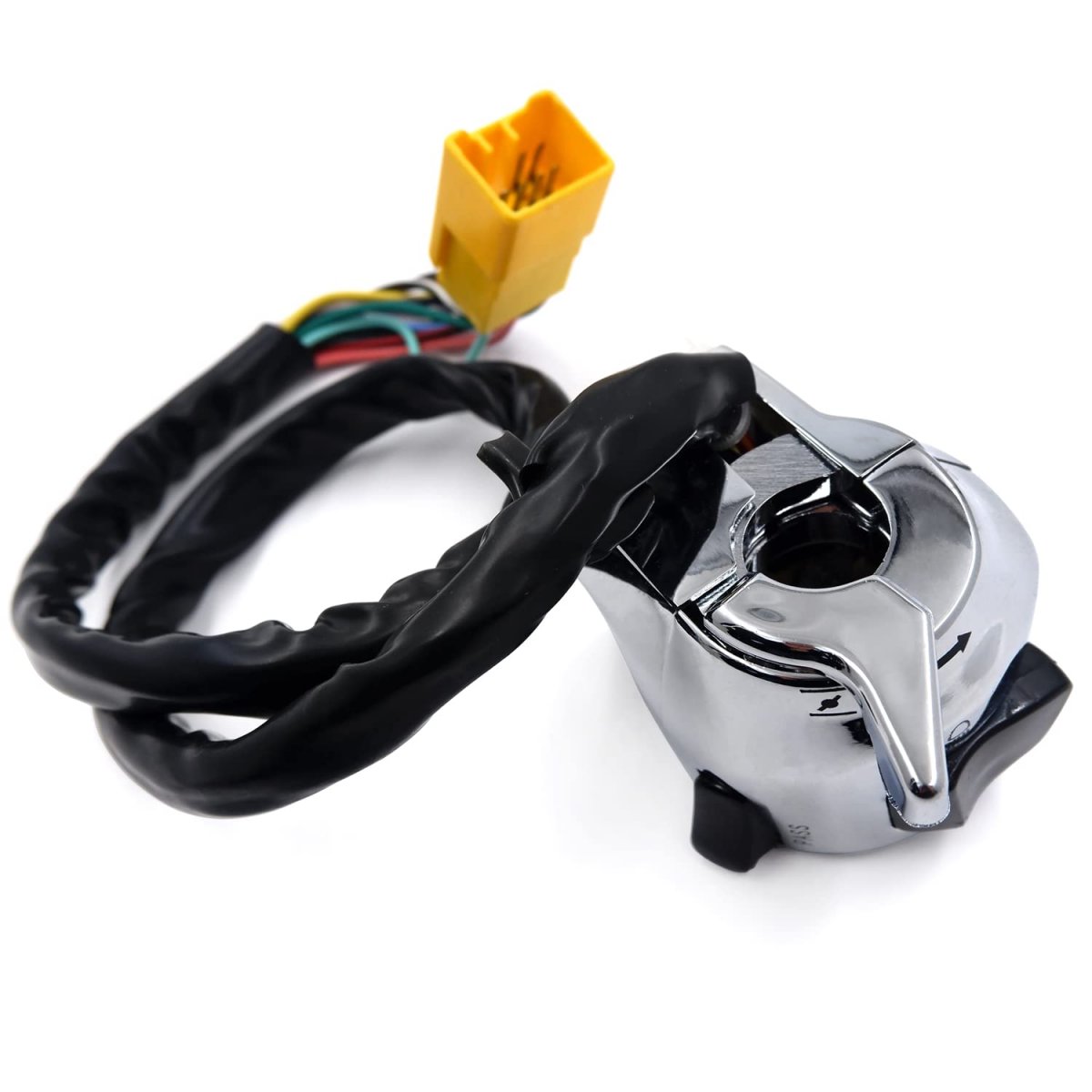 Chrome Left Switch Xh9200-007-left For Suzuki Gsx R600 R750 R1000 Tl1000 And Hayabusa Gsx1300r Us Model