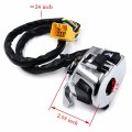 Chrome Left Switch Xh9200-007-left For Suzuki Gsx R600 R750 R1000 Tl1000 And Hayabusa Gsx1300r Us Model