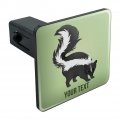 Personalized Custom 1 Line Skunk Tow Trailer Hitch Cover Plug Insert