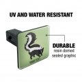 Personalized Custom 1 Line Skunk Tow Trailer Hitch Cover Plug Insert