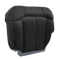 Front Driver Bottom Replacement Seat Cover Dark Graphite Gray Microfiber Leather For Chevy Silverado Gmc Sierra Tahoe Suburban 