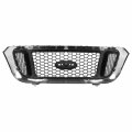Fo1200453 Factory Style Front Bumper Grill Grille Assembly Compatible With Ford Ranger 2004-2005 Chrome Black