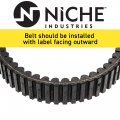 Niche Drive Belt 3402-664 For 2002-2008 Arctic Cat 375 400