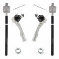 Boxi Set Of 4 Front Inner Outer Tie Rods Fit For Lexus Is300 2001 2002 2003 2004 2005 Replaces Ev800442 Es800309 Es800310 