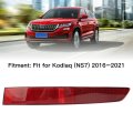 Keenso Rear Bumper Reflector Improve Driving Safety Red Lens Strip For Ns7 2016-2021 Nighttime Visibility Poor Weather