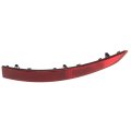 Keenso Rear Bumper Reflector Improve Driving Safety Red Lens Strip For Ns7 2016-2021 Nighttime Visibility Poor Weather