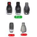 Muekzru Key Fob Cover Chain Bling Crystal Leather For Mercedesenz A B C E S G M V Class Cla Cls Gla Glc Gle Glk Gl Gls Sl Slk
