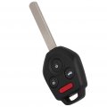 Ocpty 1 X Flip Key Entry Remote Control Uncut Fob Transmitter Replacement For Subaru Legacy 2010-2014 Outback 10 11 12 13 14