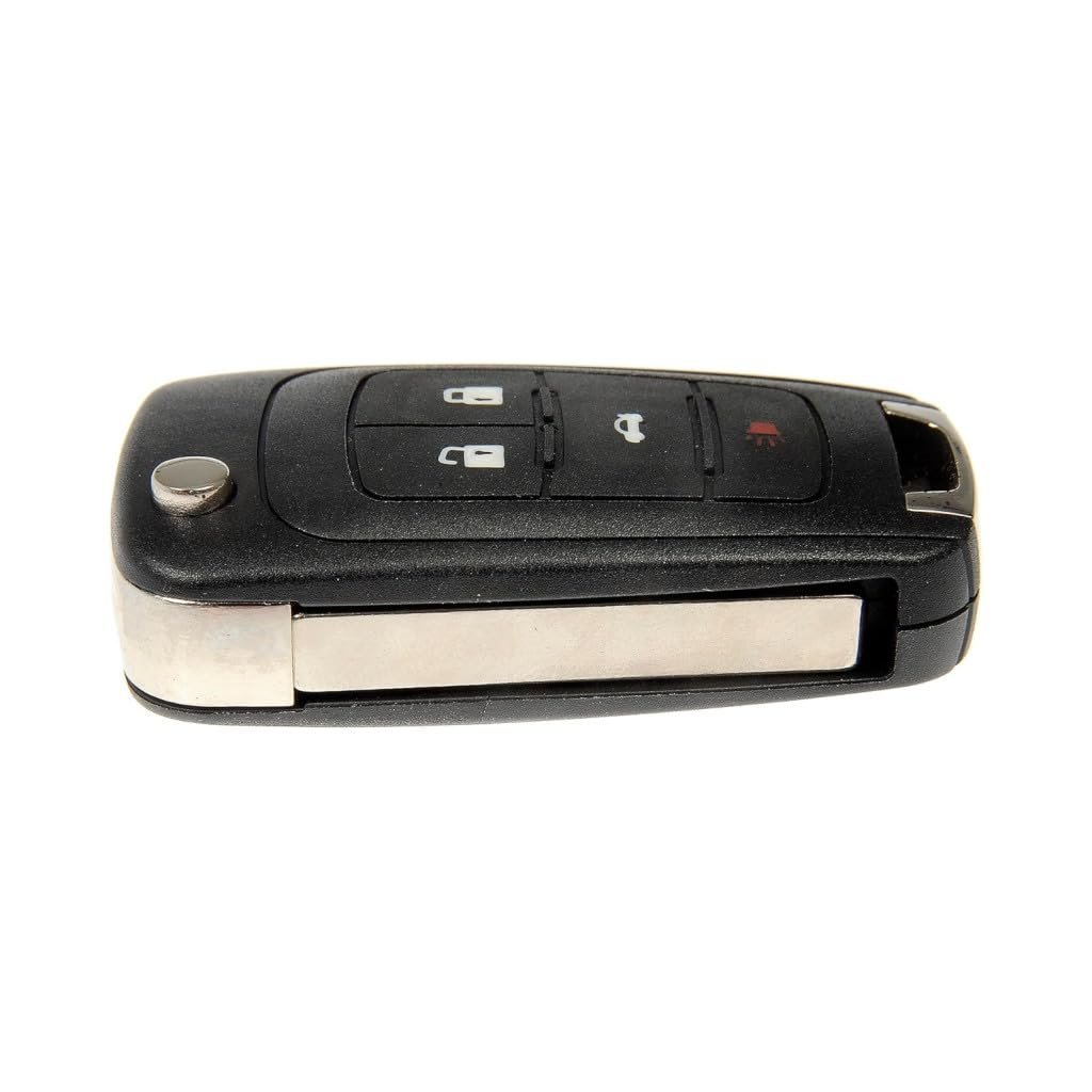 Keyless Remote Case Repair For Chevy Cruze Limited And Malibu 2016 4 Buttons Black Plastic Metal Rubber Replacement 23335583
