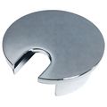 1 57 40mm Metal Desk Grommet Chrome Polish 