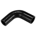 1 Pcs 28mm0 -32mm 1 26 Id 90mm 3 54 Length 90 Degrees Black Car Silicone Hose Coolant Universal 