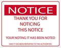 Notice Thank You For Noticing This Funny Sign 