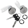 Door Lock Cylinder W Keys Set F37z1022050a For Ford E-150 Econoline 1995 Front 