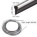 Tomall Car Interior Moulding Strip Decorative Filler Insert Strips 5m 16ft Flexible Electroplating Decoration Styling Dashboard