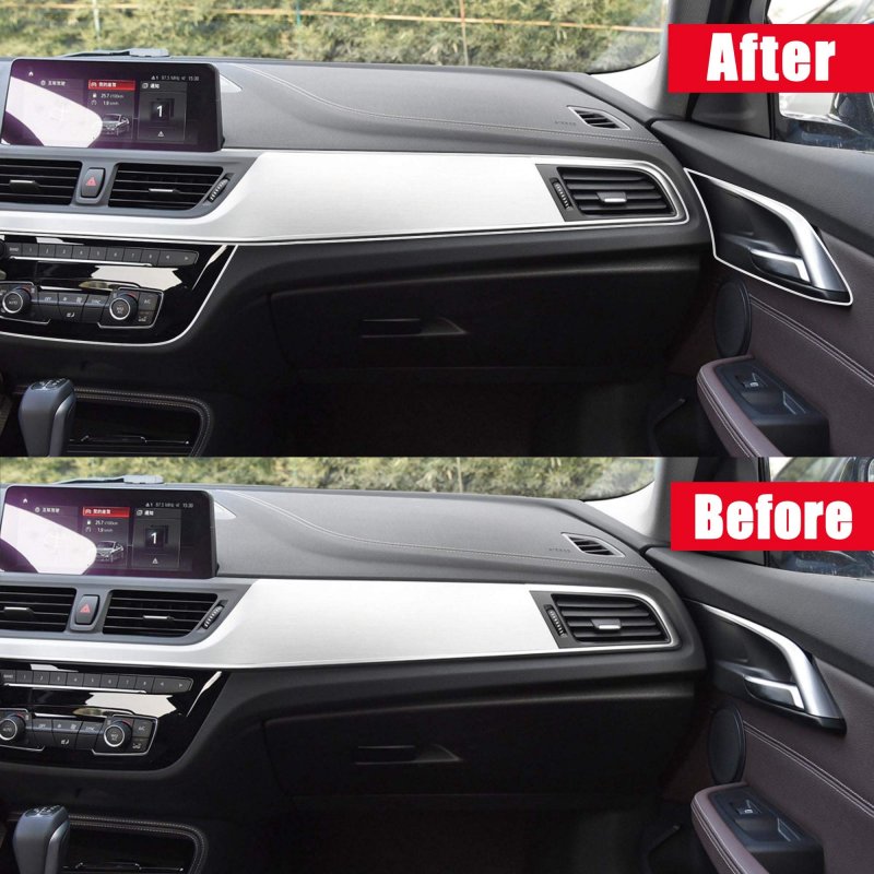 Tomall Car Interior Moulding Strip Decorative Filler Insert Strips 5m 16ft Flexible Electroplating Decoration Styling Dashboard