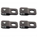 Ocpty Heavy Duty Snatch Block 9 000 Lbs Capacity Recover Vehicle Winch Pulley 4 Ton Black 4pcs