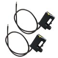 2pcs 90980-10619 1-way Horn Connector Plug For Toyota Lexus Scion Subaru Replace 9098010619 01020101001835 