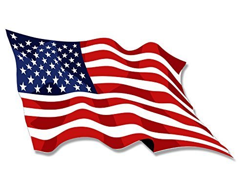 Magnet Waving United States Flag Magnetic Sticker Us Usa American Patriotic Decal