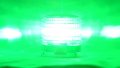 S8lf Green Flashing 2nm Ip67 Solar Led With A Bird Spike Marine Dock Barge Safety Beacon Light 360 Degree 