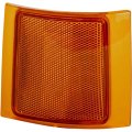 Chevy Suburban Signal Marker Light Reflector Upper Passenger Side 1994 1999 For Gm2551143 Amber Polycarbonate Halogen Assembly 