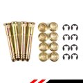 Cuztom Tuning Steel Door Hinge Pins Bearing Repair Kit Compatible With Honda Civic Accord Cr-v Crx