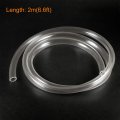 Uxcell Pvc Clear Vinyl Tubing 16mm 5 8 Id 20mm 25 32 Od 6 6ft Plastic Pipe Air Water Hose With Clamps