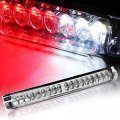Eparts 18-led 3rd Third Tail Stop Light Roof Center High Mount Lamp Chrome Housing Clear Lens For 1997 2003 Ford F-150 