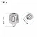 Uxcell 2pcs Metric Stainless Steel Straight Grease Fitting M16 X 1 5mm Thread Hydraulic Accessories