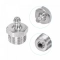 Uxcell 2pcs Metric Stainless Steel Straight Grease Fitting M16 X 1 5mm Thread Hydraulic Accessories