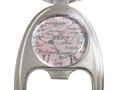 Bern Map Bottle Opener Key Chain Glass And Alloy Material Unisex Adult Keychain 