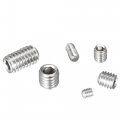 Hex Socket Set Grub Screws M3 M4 M5 M6 Metric 304 Stainless Steel Flat Point Assortment Kit With 4 Wrenches 1set 