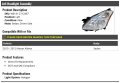 Left Driver Side Headlight Assembly Compatible With 2010-2012 Nissan Altima Sedan