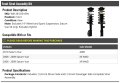Front Strut And Coil Spring Assembly Set Of 2 For 2008-2010 Saturn Vue V6 Does Not Fit Models With 19 Inch Wheels Sport
